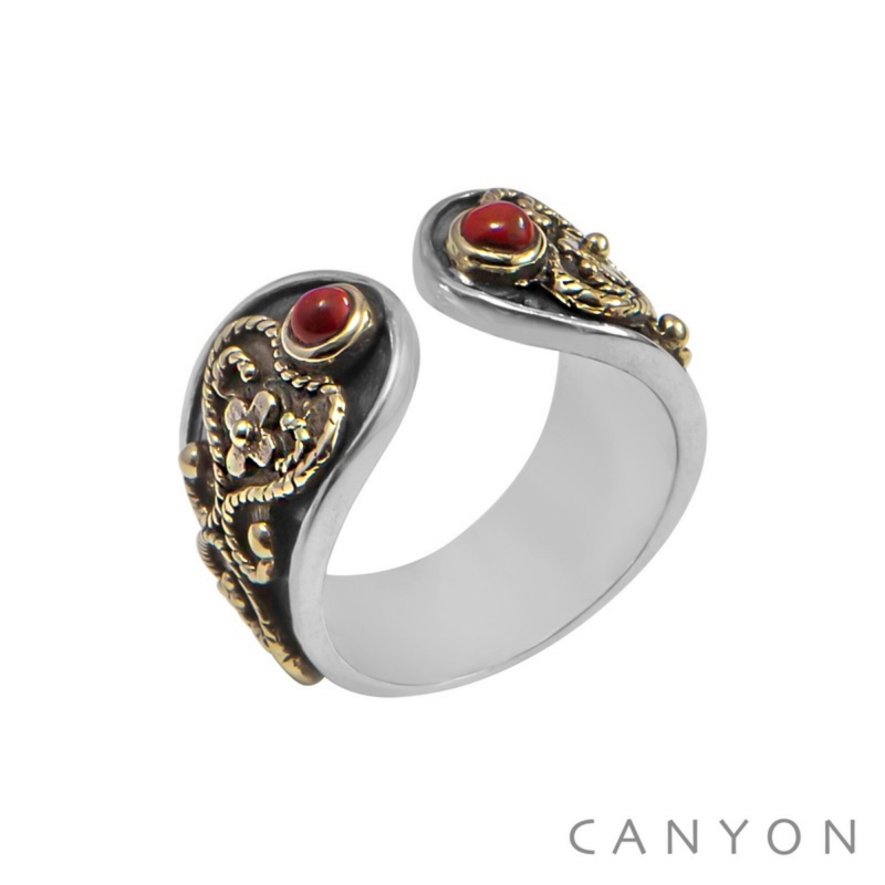 Bague Ornella rouge