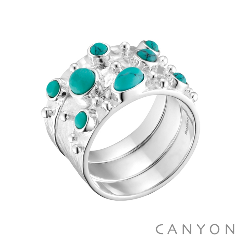 Bague Plum turquoise