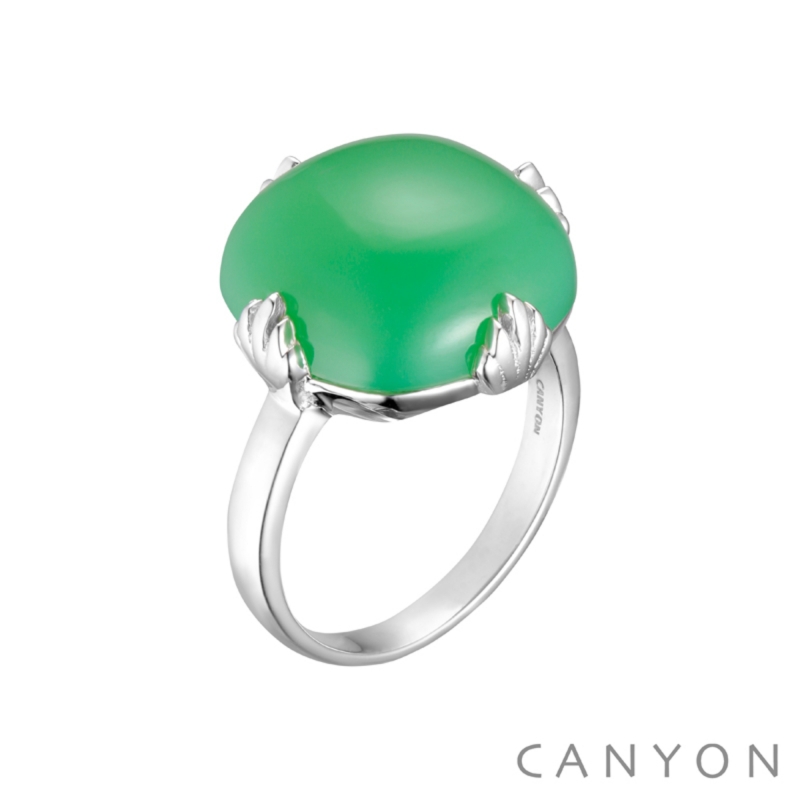 Bague Clay vert