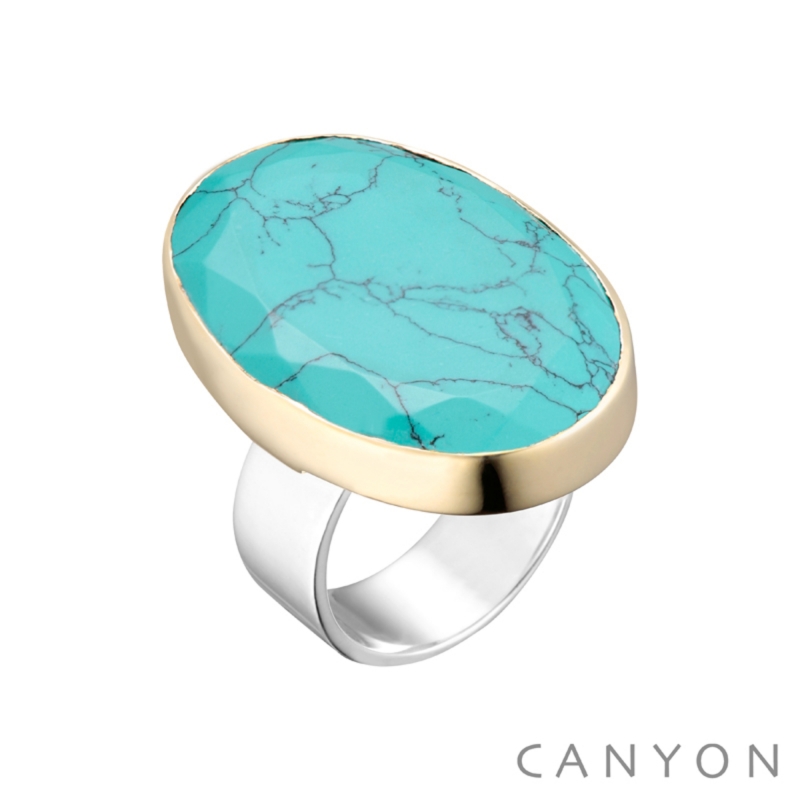 Bague Roma turquoise