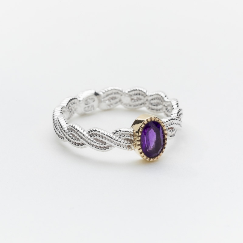 Bague Suzanne violette