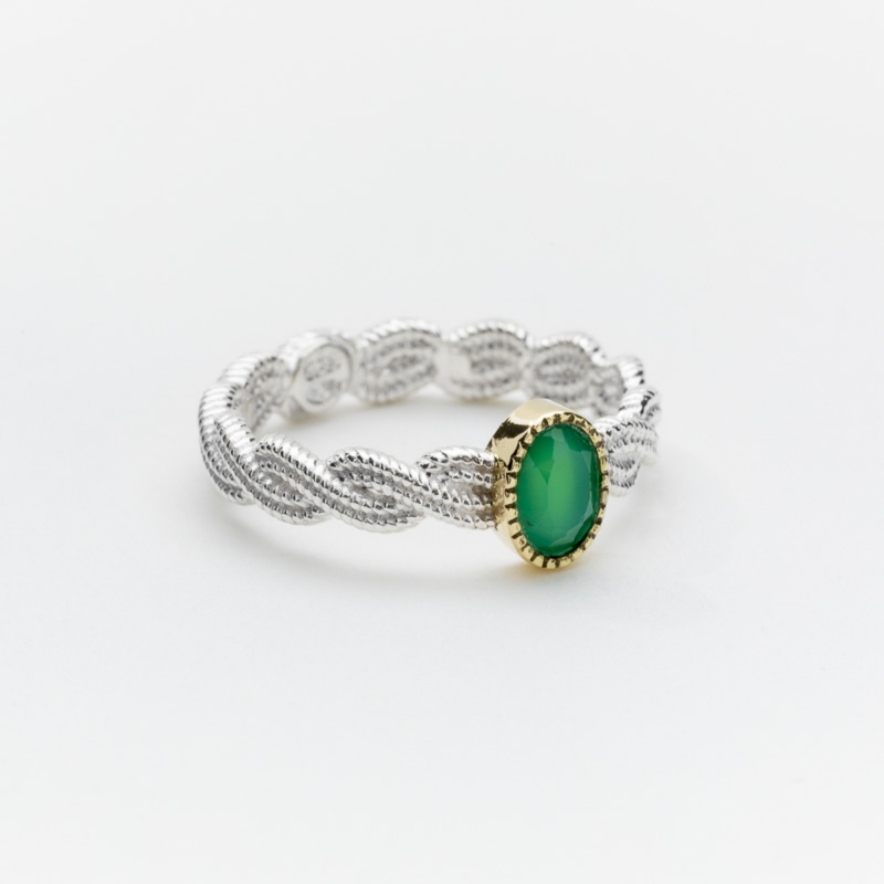 Bague Suzanne vert