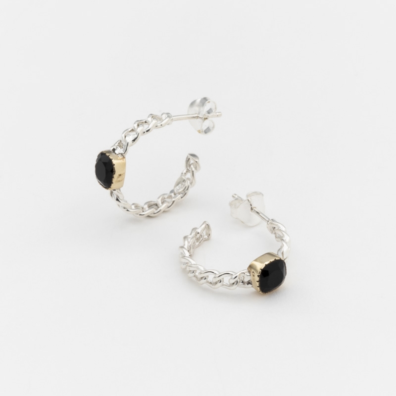 Boucles d'oreille Judsin noir