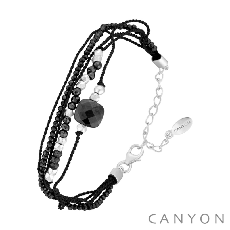 Bracelet laurette noir