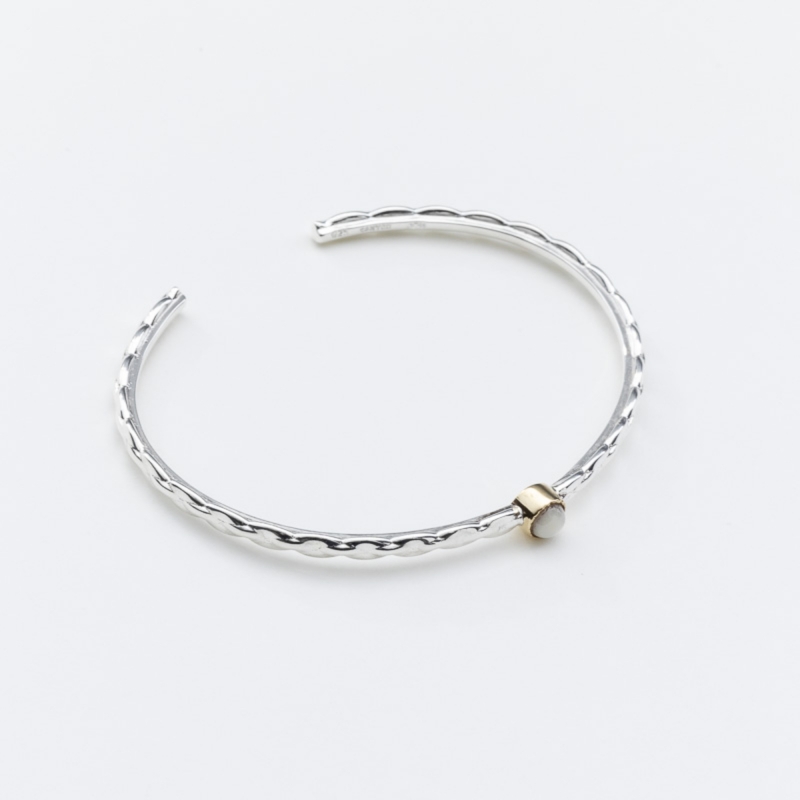 Bracelet Melo rond blanc