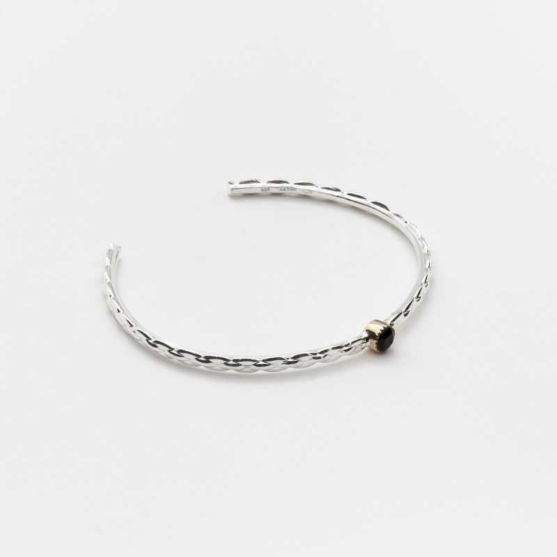 Bracelet Melo rond noir