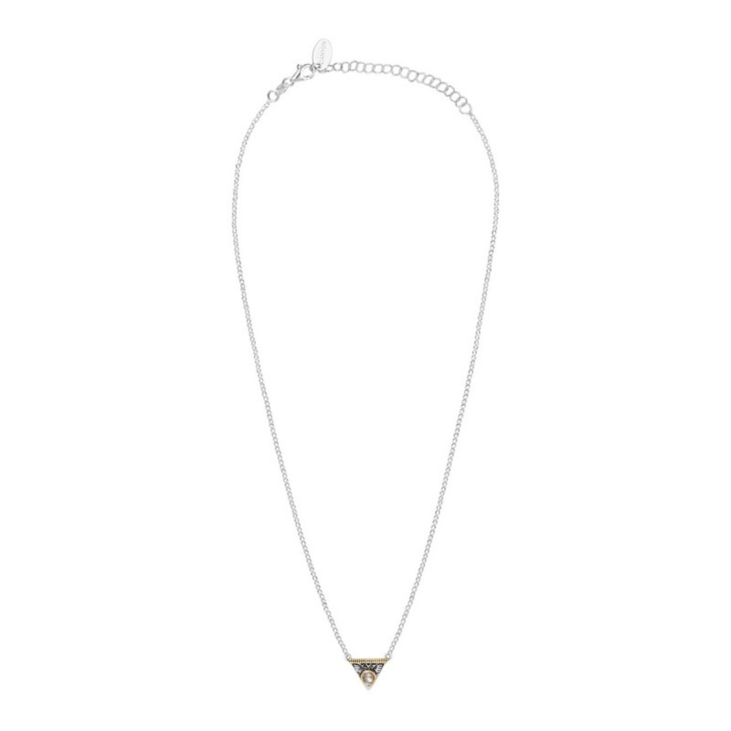 Collier Triangle Blanc