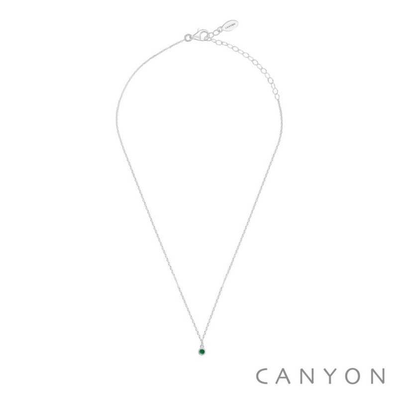 Collier Mona rond vert