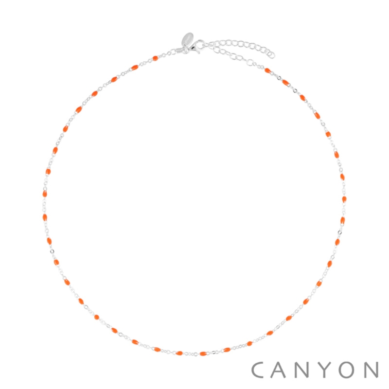 Collier Estel orange