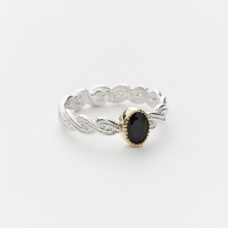 Bague Suzanne noir